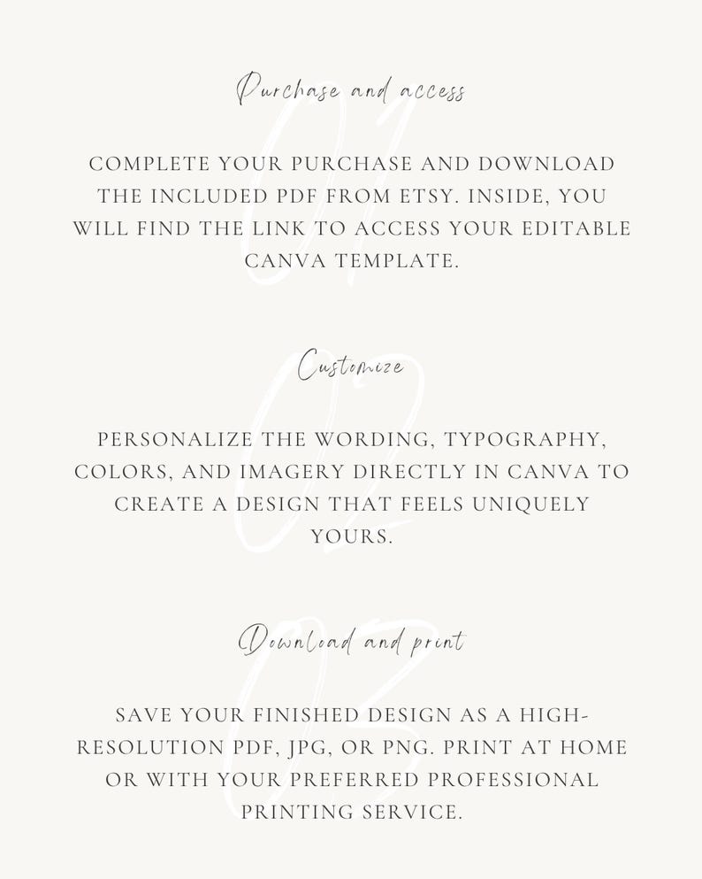 Elegant Wedding Invitation Suite Template | Canva Editable | 5x7 Invitation, Details, RSVP image 3
