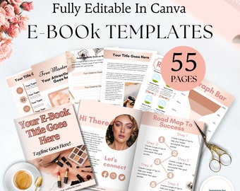 Canva Ebook Template: Workbook & Lead Magnet (Instant Download)