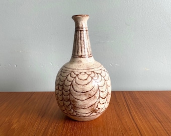 Vintage Jay Cryderman Pottery Vase, Penticton BC, Canadian Ceramic Collectible
