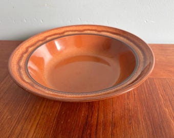 Vintage Franciscan England Cinnamon Pattern Bowl, 9.5 Inch Servingware