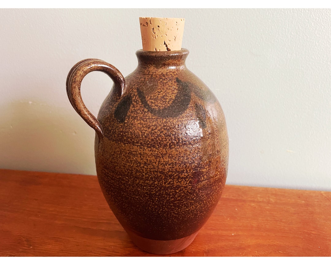 Vintage Gary Wieter Potter Carafe Red Clay Ceramic Jar Etsy