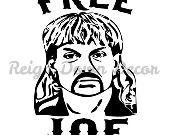 Free Joe svg, Joe Exotic svg, Tiger King svg, Cool Cats and Kittens svg, Svg files, Cricut files, Silhouette files