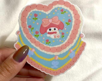 Japanese Character Cake Sticker