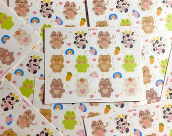 Cuties Sticker Sheet