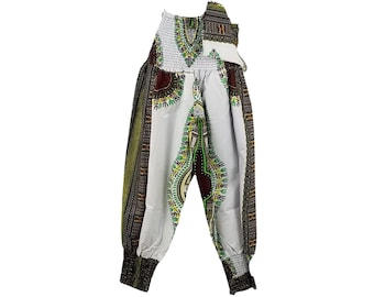African Pants for Women | Ankara African Clothing for Weddings, Formals, Prom, Parties, Black History|Kente Dashiki African Print Attire