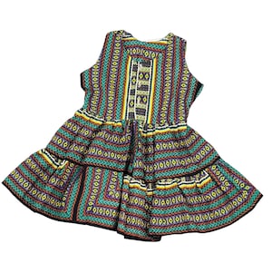 African Dress for Girls | Ankara African Clothing for Weddings, Formals, Parties,Black History | Kente Dashiki African Print Attire for Kids