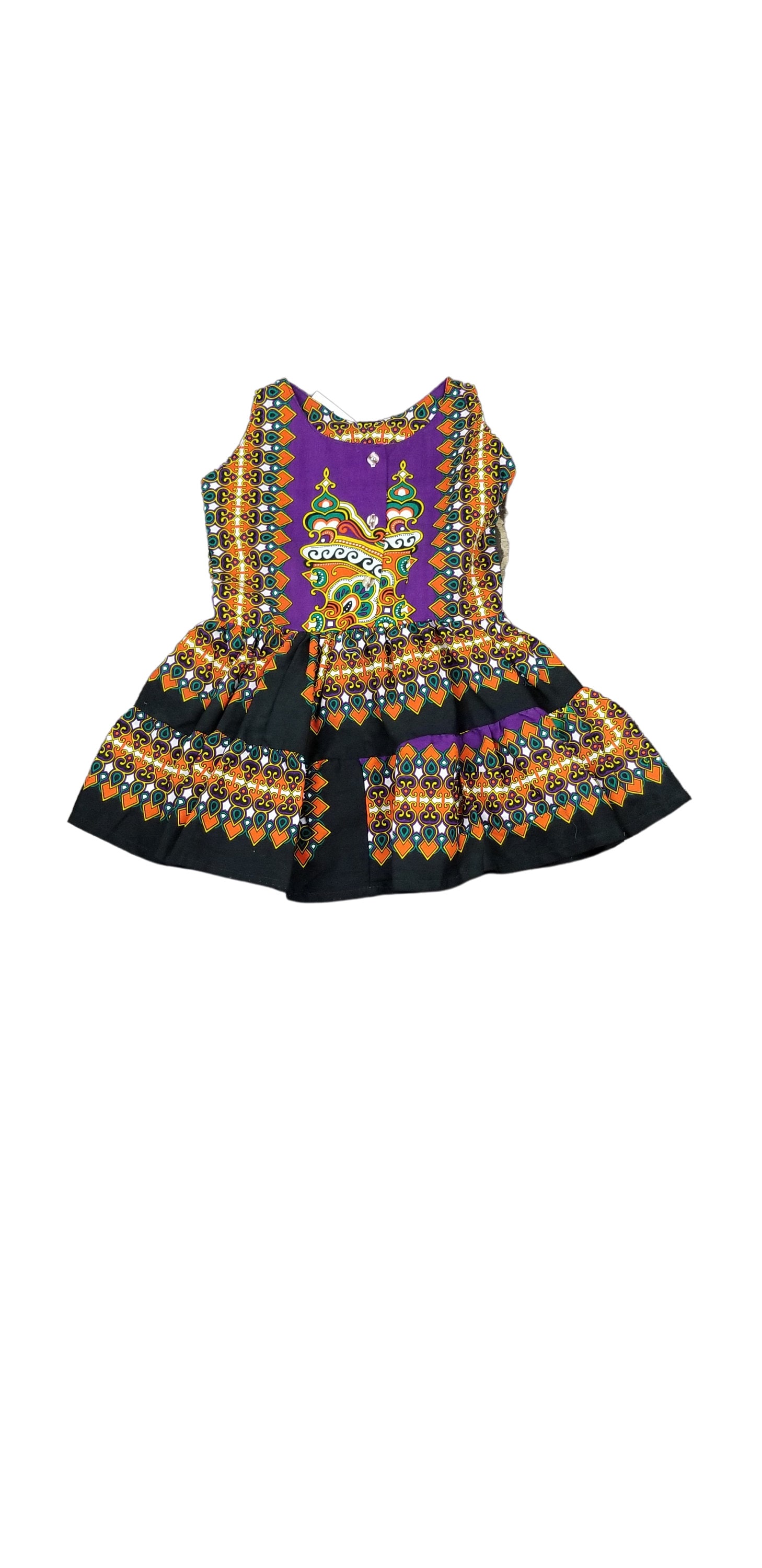 African print dress for girls