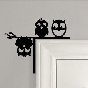 Cute Owl Door Corner / Window Accent / Corner Accent / Door Decor