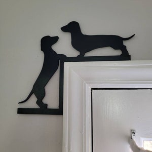 Large Wiener Dog/  Doxie Window Accent / Corner Accent / Door Decor / Dachshund