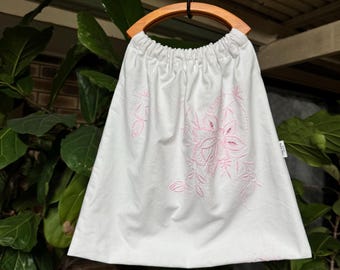 Bolsa de transporte bordada reciclada