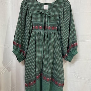 Upcycled Tablecloth Dress