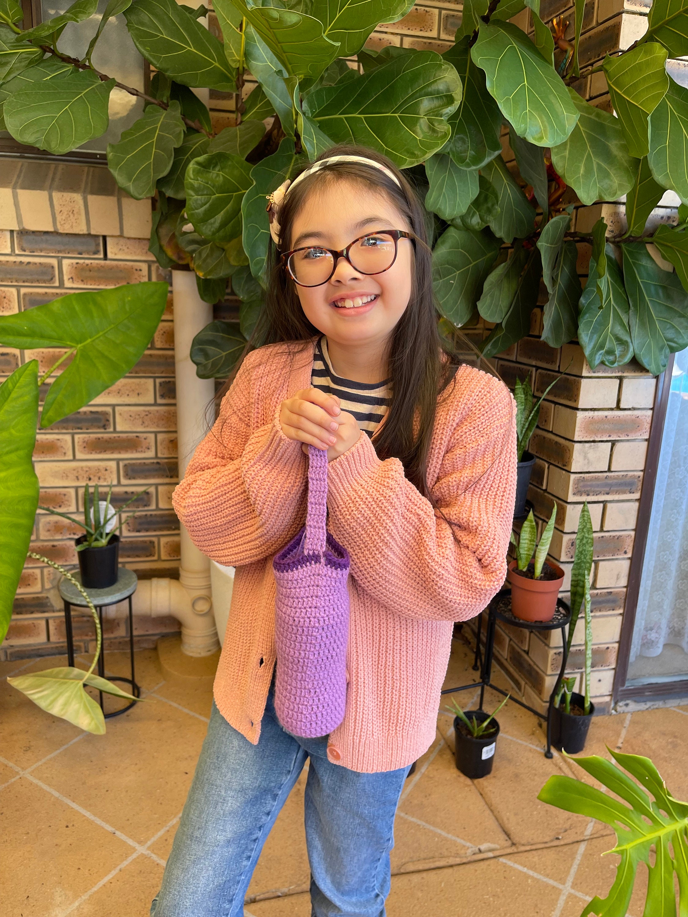 Handmade Crocheted Water Bottle Holder Etsy