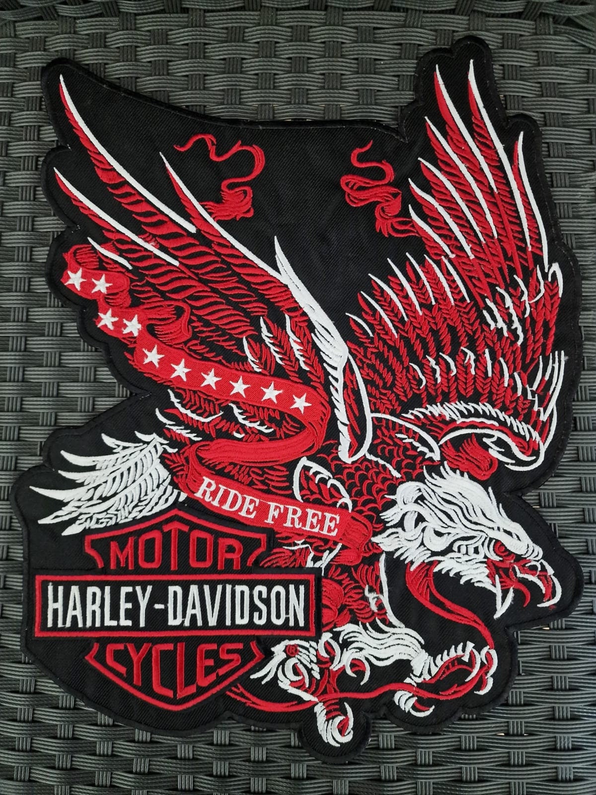 Harley Davidson Eagle Patch Embroidered Large Patches for Jackets