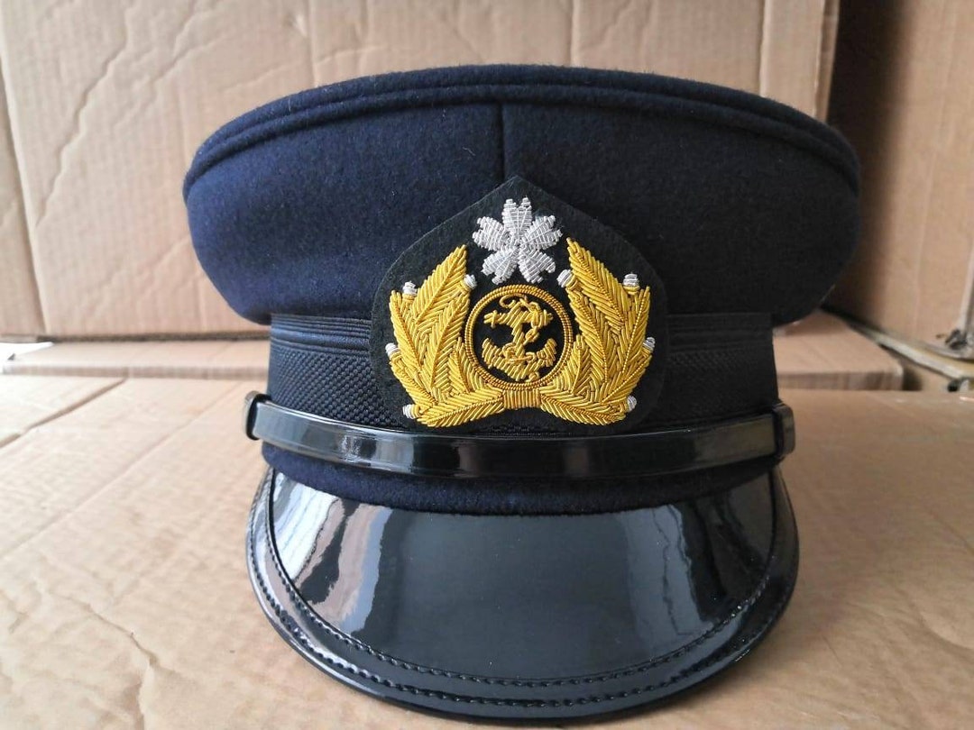 WW2 Japanese Navy Officers Caps Are in Two Different Colour Choose One