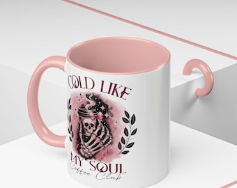 Cold Like My Soul Coffee Club keramische mok, modern design