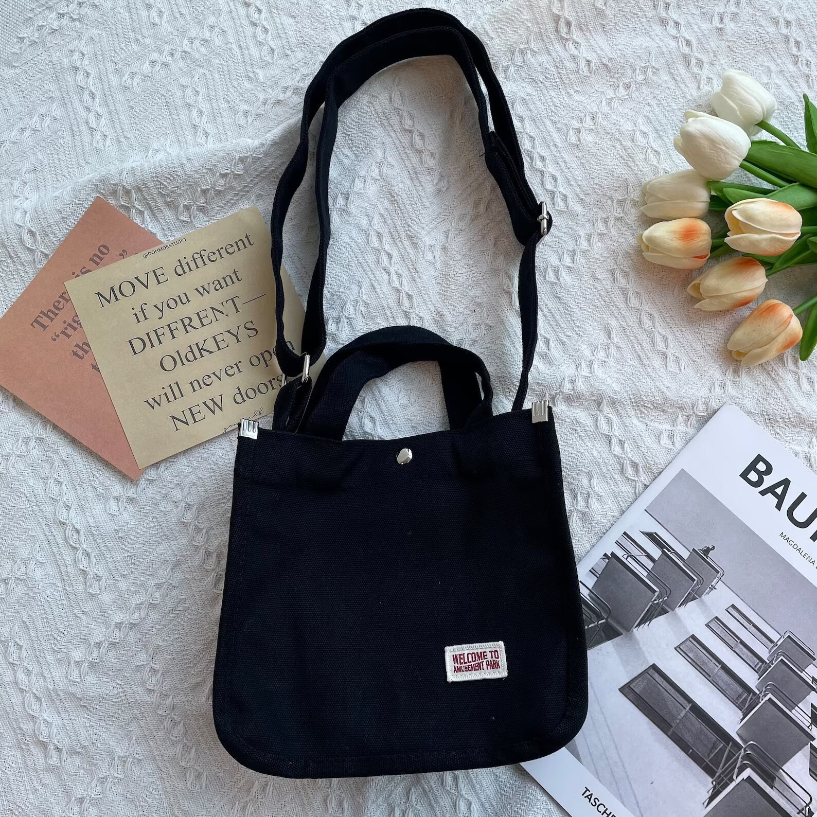 Canvas Shoulder Bag,canvas Crossbody Bags,women Small Bags