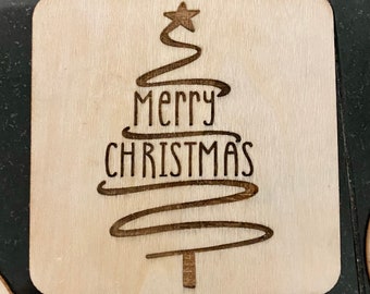 Merry Christmas Engraved Decoration