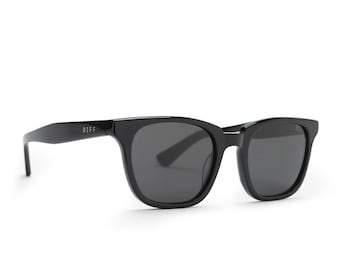 DIFF Colton Black Grey Polarized Sunglasses