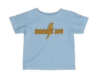 MAMAs BOY Baby Infant Fine Jersey Tee NB-24M