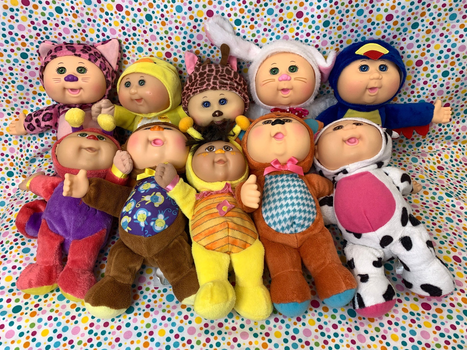 Cabbage Patch Kids Snuggle Zoo Buddies Cuties Farm Friends Etsy