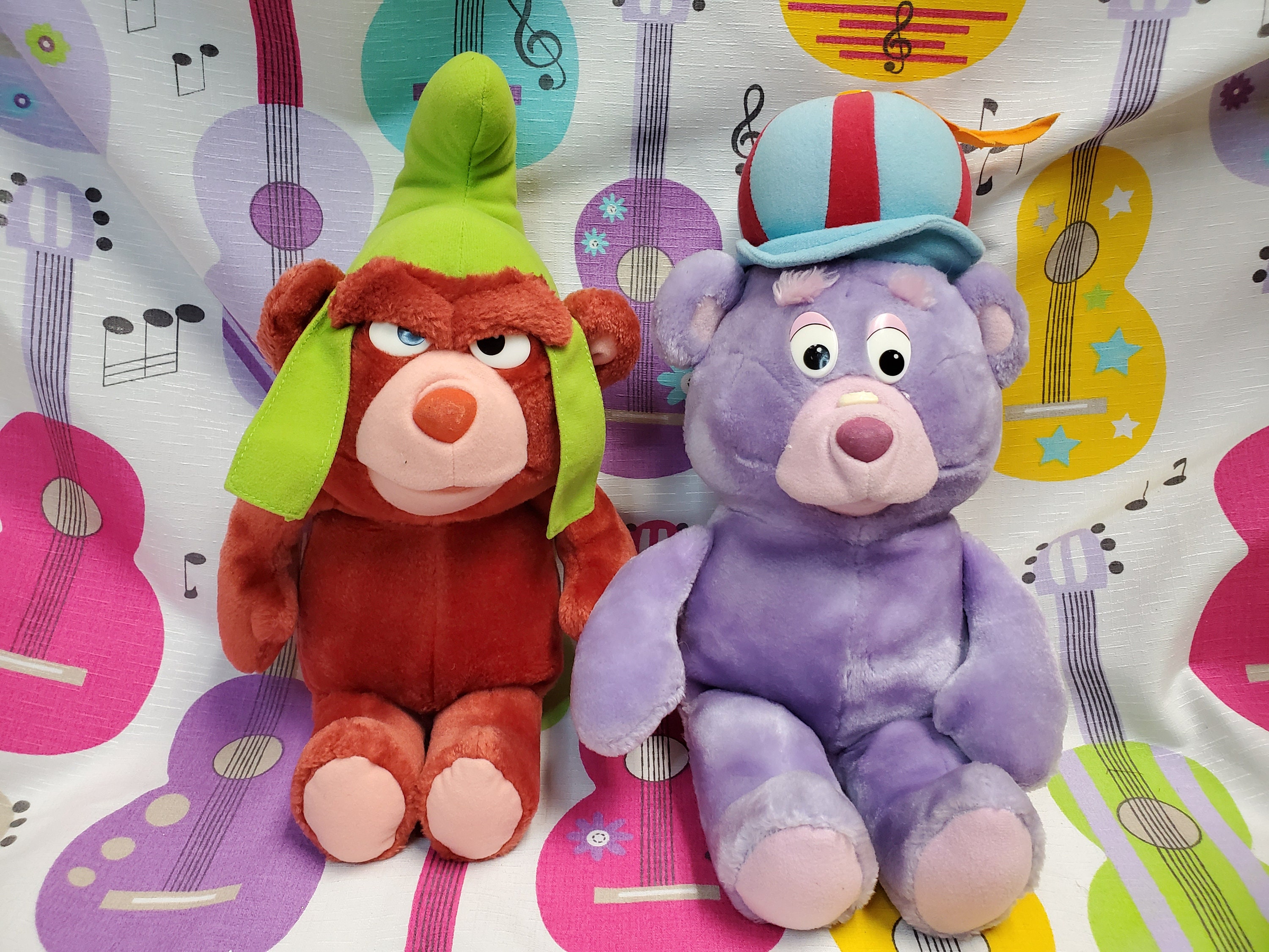 Disney Gummy Bears Fisher Price Plush Grumpy Gruffy Zummi Etsy