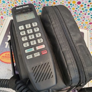 VINTAGE BRICK CELL PHONES- OLD SCHOOL BAG & CAR PHONES