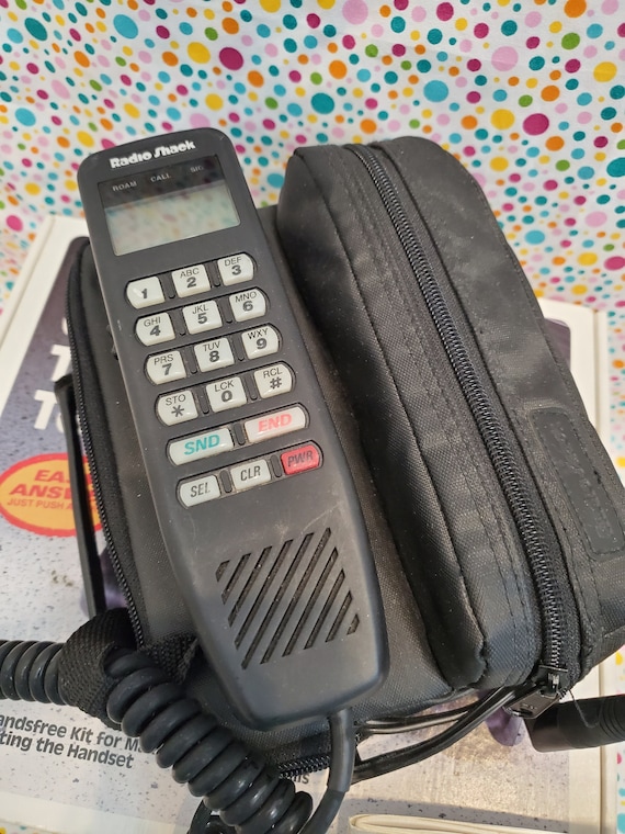 Vintage Radio Shack Cellular Car Cell Phone Transportable Etsy