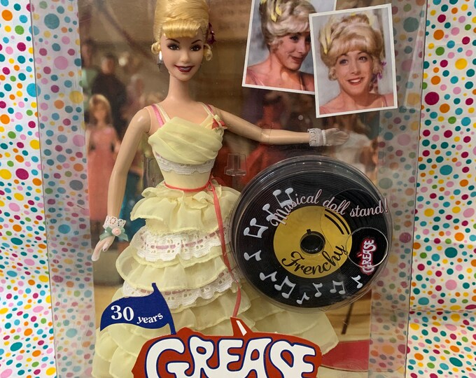 Barbie Grease 30 Years Frenchy Doll Yellow Pineapple Hair Ball Etsy