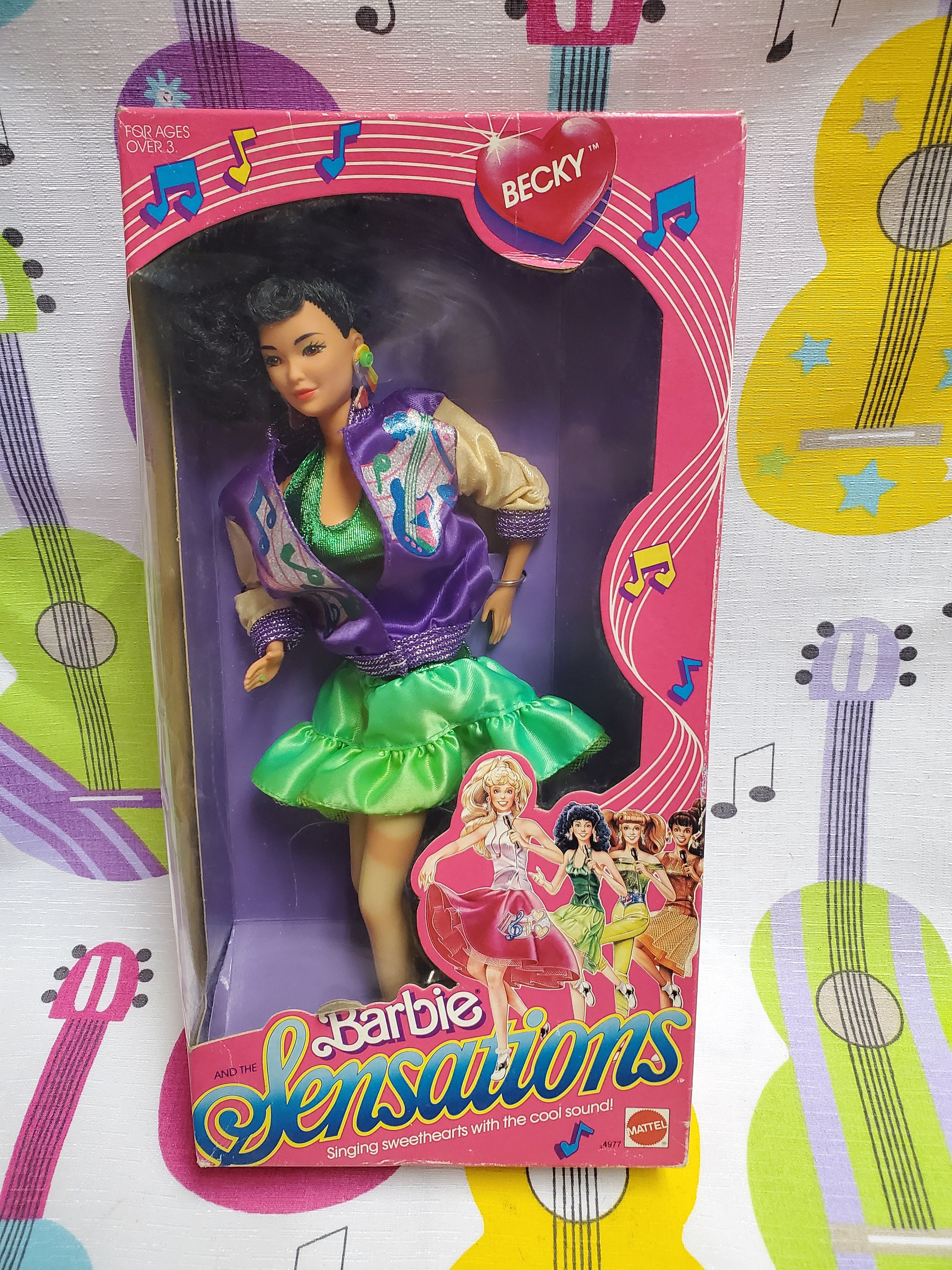 Barbie and the Sensations Becky Doll 4977 New 1987 Mattel - Etsy