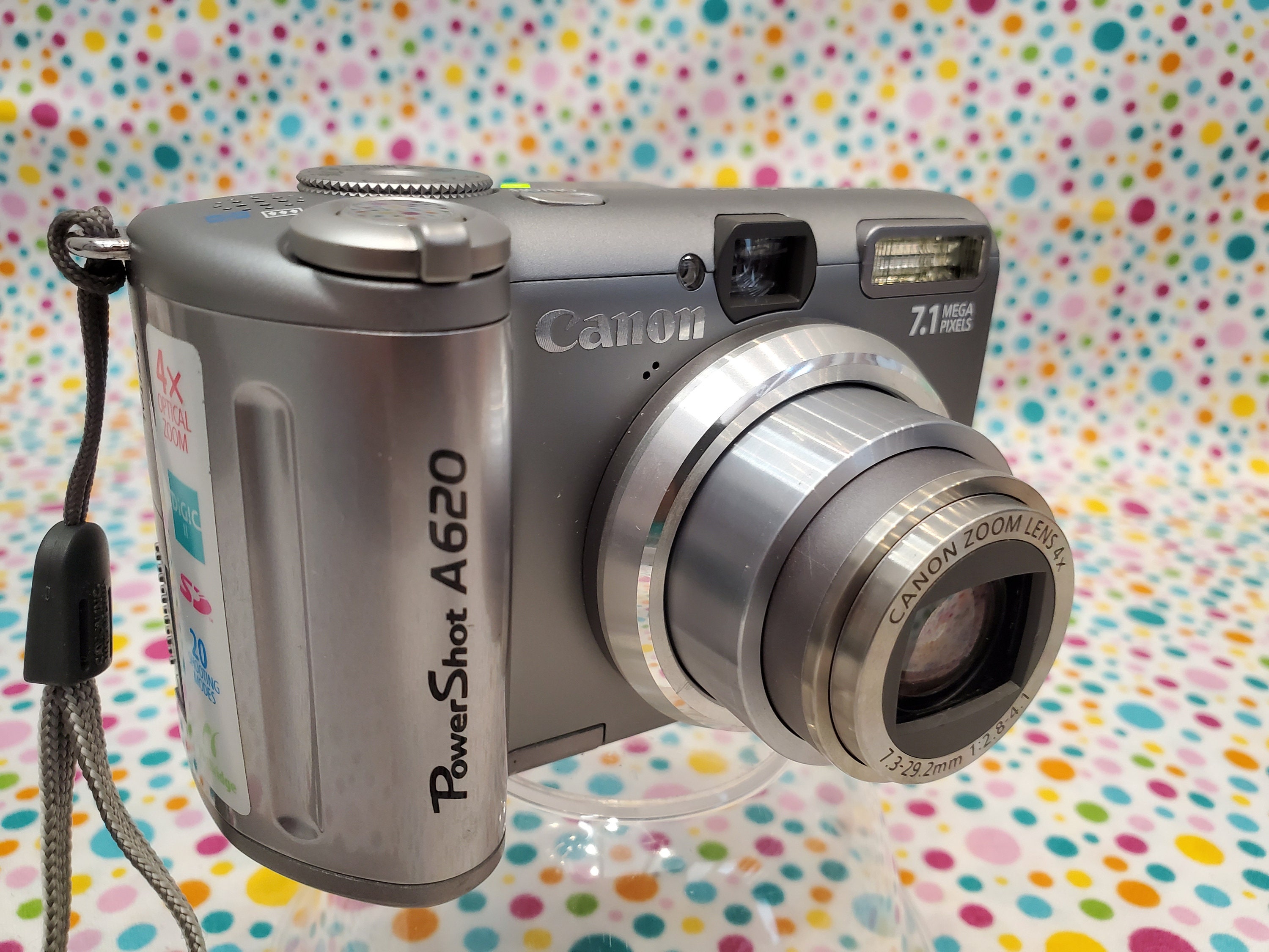 Canon PowerShot A620 7.1MP Digital Camera with 1 GB SD card Vintage Pristine