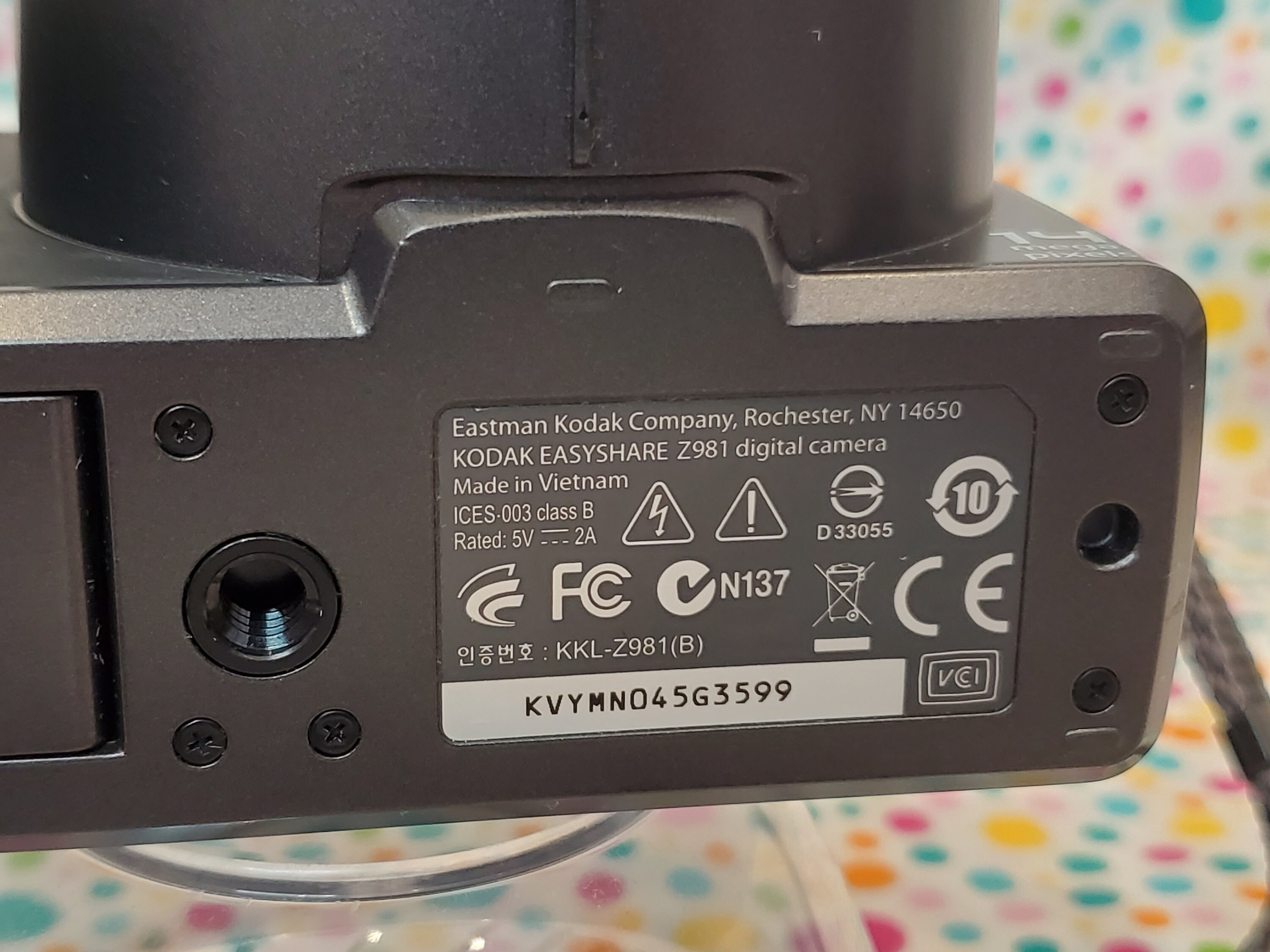 kodak camera easyshare z981