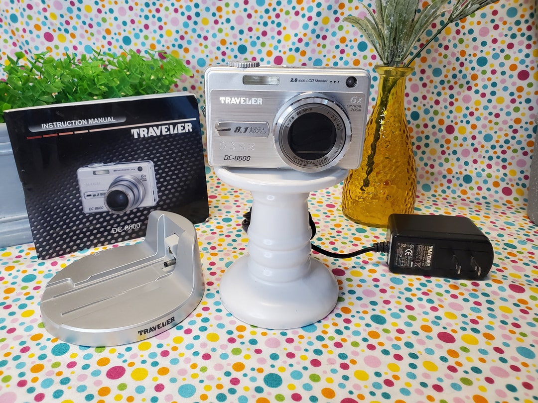 Traveler DC8300 8.1MP Compact Digital Camera Silver Tested Etsy