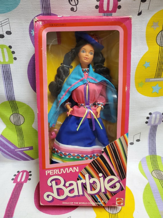 lezing Meander menu 1985 Peruvian Dolls of the World Collection Barbie Mattel - Etsy