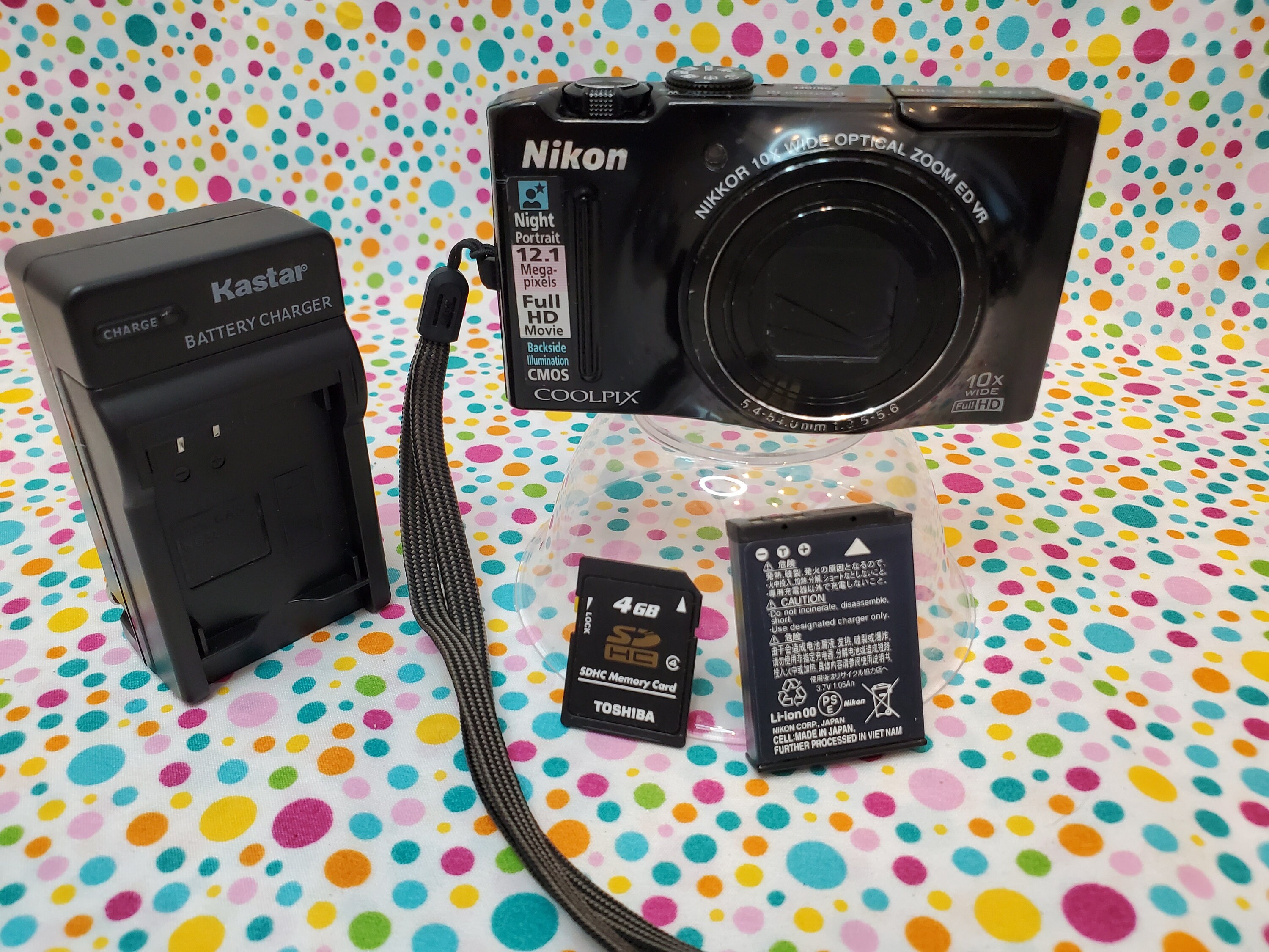 Nikon Coolpix S8100 12 MP 10x Zoom Digital Camera Black W/ - Etsy