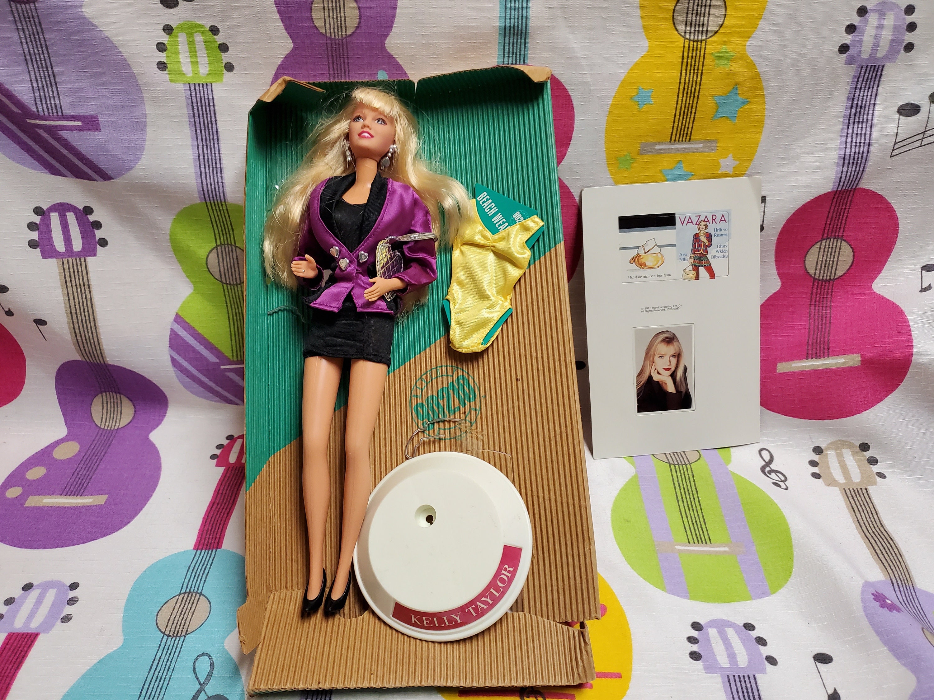 tømmerflåde Sober kredsløb 1991 Barbie Beverly Hills 90210 Kelly Taylor Doll W/ - Etsy Hong Kong
