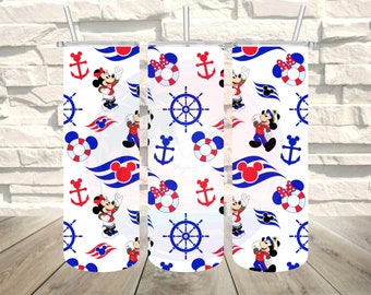 Castle Magic World Cruise Family Vacation Sublimation Tumbler Wrap