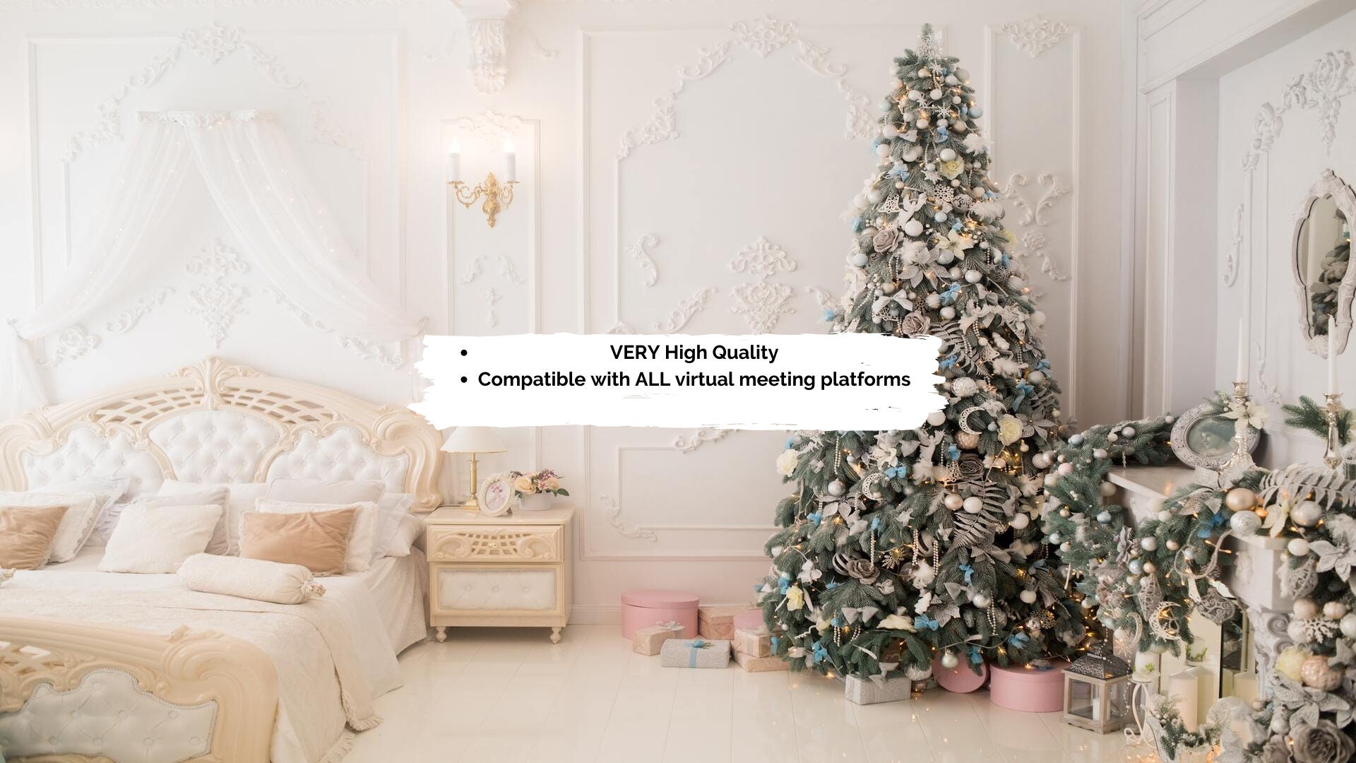 Zoom Christmas Background - Etsy