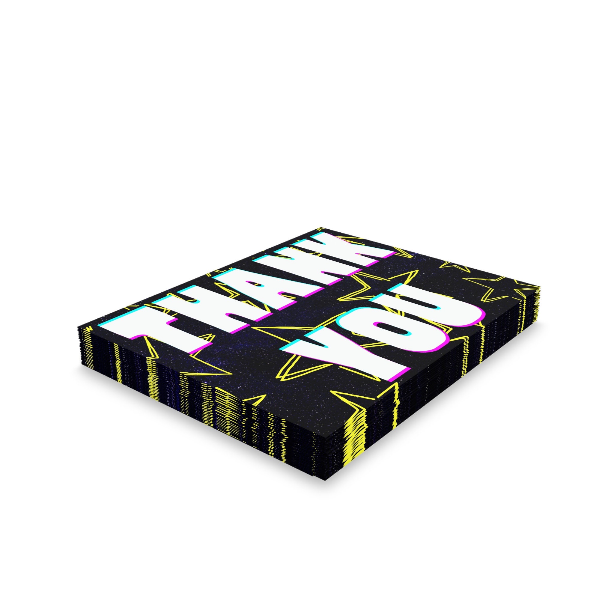 Thank You Greeting Cards Printed on Cardstock Envelopes Etsy