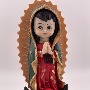 Our Lady of Guadalupe | Children&#39;s collection statue | Ntra. Señora de Guadalupe | Colección infantil de figuras religiosas | Baptism gift