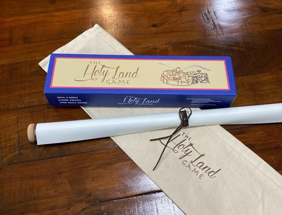 The Holy Land Game Amazing Board Game, Educational and Fun Catholic Board Game Catholic Gift