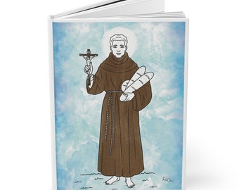 St. Benedict the Moor Catholic Prayer Journal | San Benito el Moro Diario espiritual católico | Catholic gift | Regalo católico