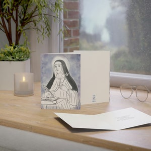 St. Teresa of Avila Greeting Cards | Tarjetas católicas Sta. Teresa de Ávila | Catholic Gifts & Occasions | A perfect Christmas card