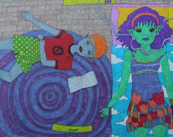 Sommertag / Ich schwebe um meinen Körper und spüre nichts