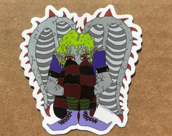 Adesivo con gargoyle