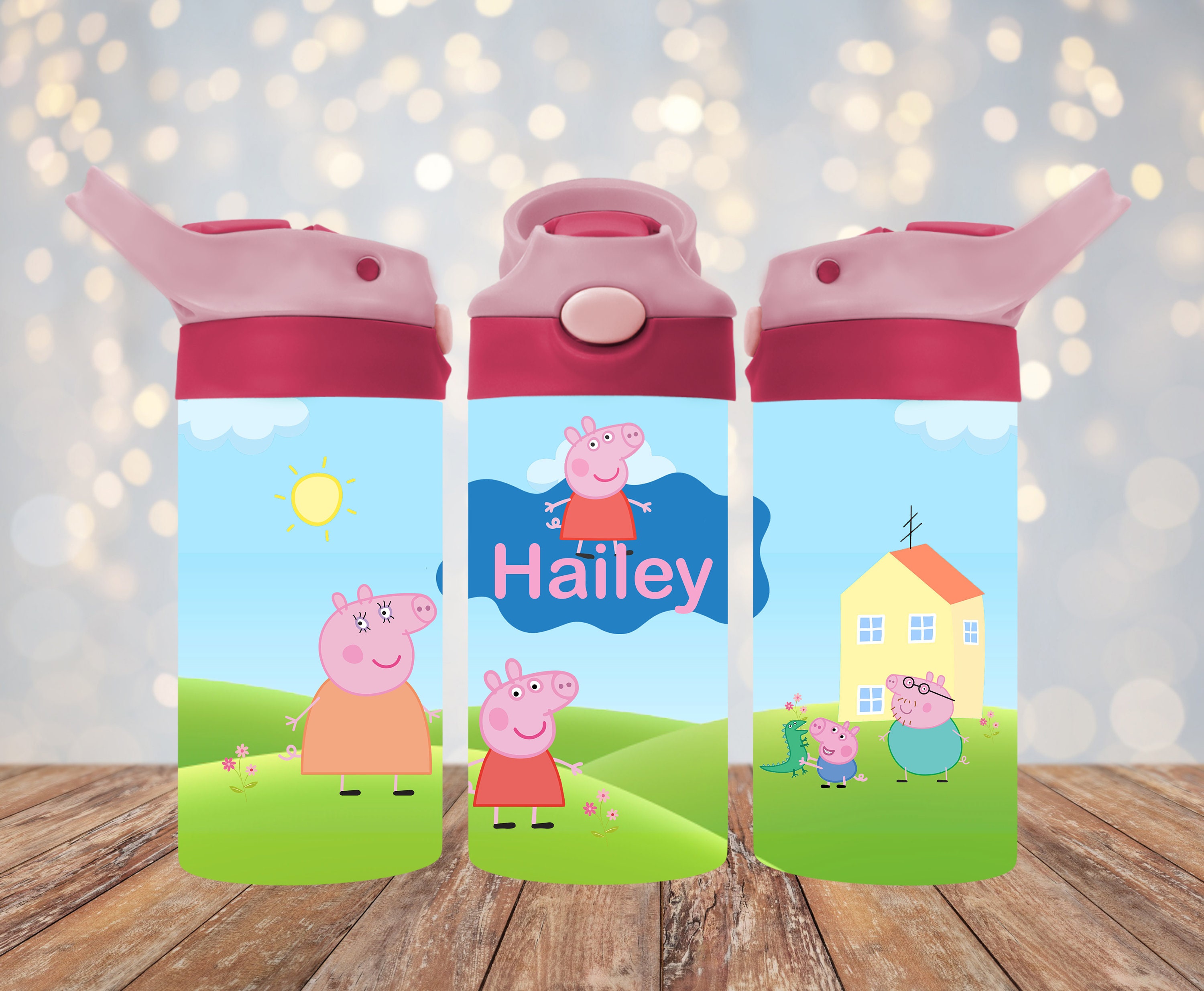 New Design Peppa Pig Kids Licence Character Mug 350ML Plastic Cup