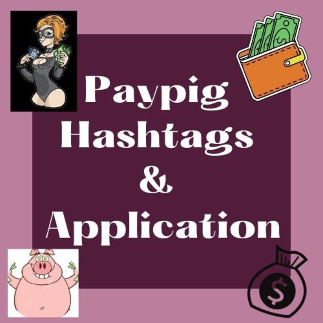 Paypig Hashtags for Promoting and Application Etsy