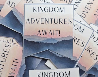 Kingdom Adventures Gift/Appreciation Tags 2.5x2.8" | New Publisher/Pioneer | Digital Download | Printable