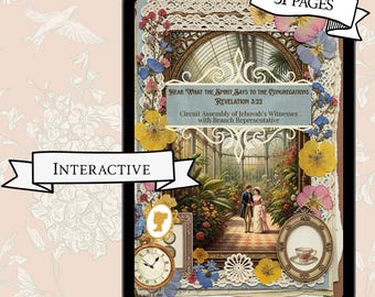 JW Circuit Assembly Notebook 25/26 Service Year  | Hear What the Spirit Says (w/ Branch Rep) | Digital Notebook Download | Victorian Aesthet