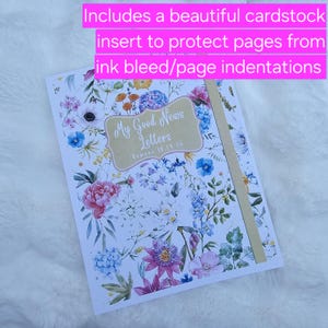 Letter Writing Notepad for Jehovah&#39;s Witnesses- 35 sheet notepad of letter writing paper  | 7 different designs | Page protector included