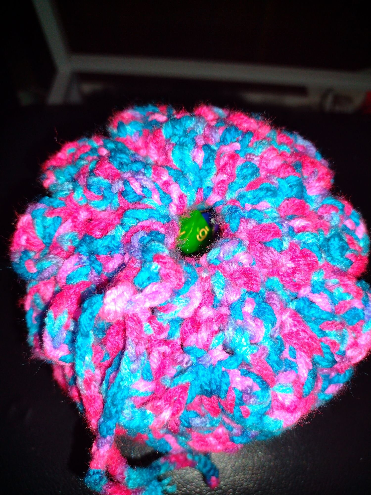 Pink and Blue Dragon Scale Dice Bag Etsy